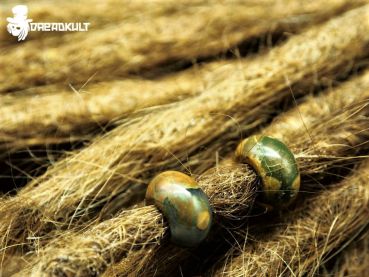 rhyolite jasper dread perlen, Dreadschmuck, dreadperlen, schmuck für dreadlocks, dreadlock schmuck, dreadperle,Handgefertigte Unikate , Fairy, Elfe, Mittelalterschmuck, Middleage, Fantasy, Bohemian, Cosplay, Gypsy, Hippie, Festival, gothic schmuck, d
